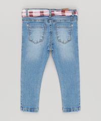 Calca-Jeans-Infantil-com-Bandana-Xadrez-Azul-Claro-9210003-Azul_Claro_2