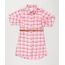 Vestido-Chemise-Xadrez-Manga-Longa-com-Cinto-Rosa-9170670-Rosa_1