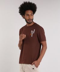 Camiseta-Masculina-LAB-World-Tour-Manga-Curta-Gola-Careca-Marrom-9170183-Marrom_1