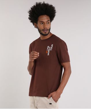 Camiseta-Masculina-LAB-World-Tour-Manga-Curta-Gola-Careca-Marrom-9170183-Marrom_1