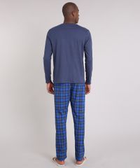 Pijama-Masculino-Xadrez-Manga-Longa-Azul-Marinho-9181194-Azul_Marinho_2 Pijama-Masculino-Xadrez-Manga-Longa-Azul-Marinho-9181194-Azul_Marinho_2