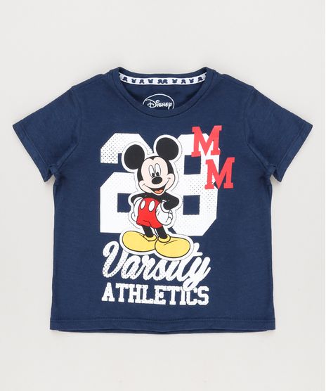 Camiseta-Infantil-Mickey-Manga-Curta-Gola-Careca-Azul-Marinho-8646963-Azul_Marinho_1
