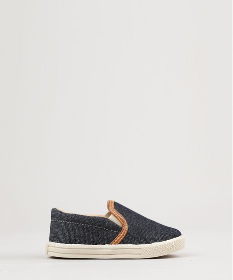 Tenis-Infantil-Slip-On-em-Jeans-Azul-Escuro-8048667-Azul_Escuro_1