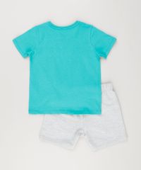 Conjunto-Infantil-de-Camiseta-Manga-Curta-Verde---Bermuda-Scooby-Doo-Cinza-Mescla-8829425-Cinza_Mescla_2