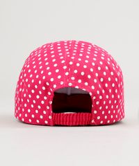 Bone-Infantil-Marie-Estampado-de-Poa-Aba-Curva-Rosa-Escuro-9238687-Rosa_Escuro_3