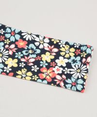 Calca-Legging-Infantil-Estampada-Floral-em-Algodao---Sustentavel-Azul-Marinho-9222730-Azul_Marinho_3