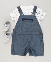 Conjunto-Infantil-de-Body-Estampado-Manga-Curta-Off-White---Jardineira-Jeans-em-Algodao---Sustentavel-Azul-Escuro-8986212-Azul_Escuro_3