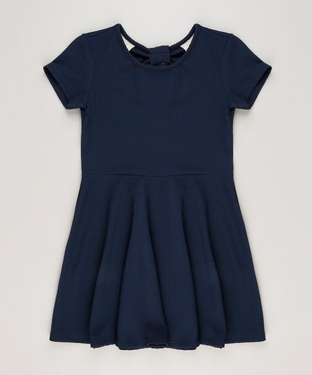 Vestido-Infantil-em-Jacquard-com-Recorte-Manga-Curta-Azul-Marinho-9225846-Azul_Marinho_1 Vestido-Infantil-em-Jacquard-com-Recorte-Manga-Curta-Azul-Marinho-9225846-Azul_Marinho_1