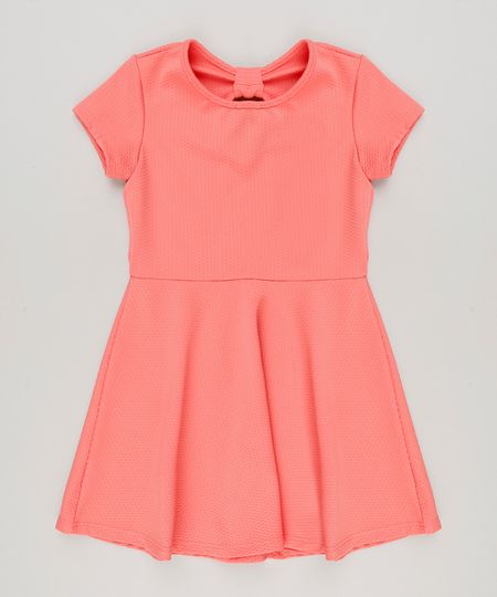 Vestido-Infantil-em-Jacquard-com-Recorte-Manga-Curta-Coral-9225852-Coral_1 Vestido-Infantil-em-Jacquard-com-Recorte-Manga-Curta-Coral-9225852-Coral_1