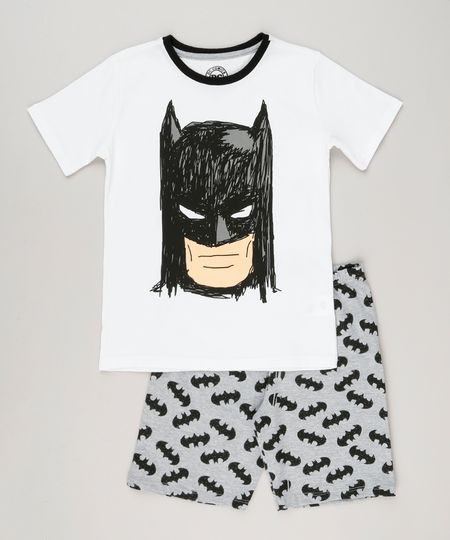 Pijama-Infantil-Batman-Manga-Curta-Off-White-9133193-Off_White_1 Pijama-Infantil-Batman-Manga-Curta-Off-White-9133193-Off_White_1