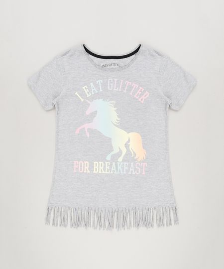 Blusa-Infantil--I-Eat-Glitter-for-Breakfast--com-Franjas-Manga-Curta-Decote-Redondo-Cinza-Mescla-9220310-Cinza_Mescla_1 Blusa-Infantil--I-Eat-Glitter-for-Breakfast--com-Franjas-Manga-Curta-Decote-Redondo-Cinza-Mescla-9220310-Cinza_Mescla_1