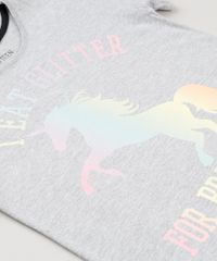 Blusa-Infantil--I-Eat-Glitter-for-Breakfast--com-Franjas-Manga-Curta-Decote-Redondo-Cinza-Mescla-9220310-Cinza_Mescla_3