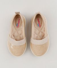 Sapatilha-Infantil-Molekinha-com-Glitter-Bege-9239239-Bege_4