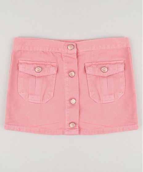 Saia-Color-Infantil-com-Bolsos-e-Botoes-Rosa-9243620-Rosa_1