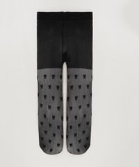Meia-Calca-Infantil-Lupo-Fio-20-Estampada-de-Lacos-Preta-9182679-Preto_1
