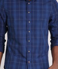 Camisa-Masculina-Comfort-Xadrez-Manga-Longa-Azul-Marinho-9049893-Azul_Marinho_4