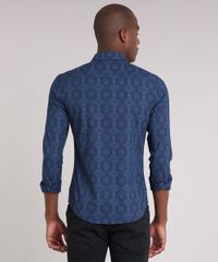 Camisa-Masculina-Slim-Estampada-Manga-Longa-Azul-Marinho-9049895-Azul_Marinho_2