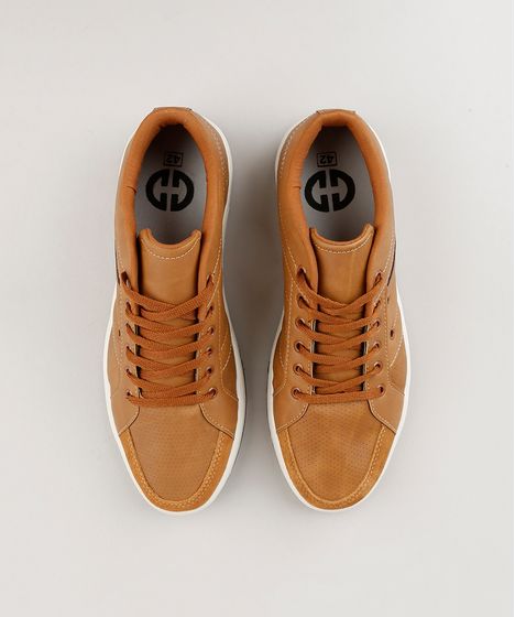 sapatenis caramelo masculino