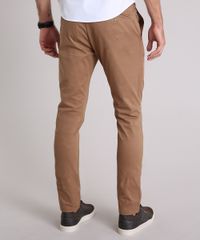 Calca-Masculina-Chino-Slim-em-Algodao---Sustentavel-Marrom-8554815-Marrom_2