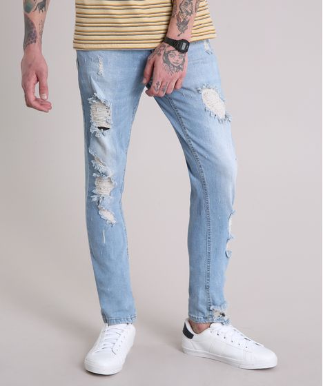 jeans claro masculino