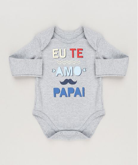 Body-Infantil--Eu-Te-Amo-Papai--Manga-Longa-Gola-Careca-Cinza-Mescla-9223030-Cinza_Mescla_1