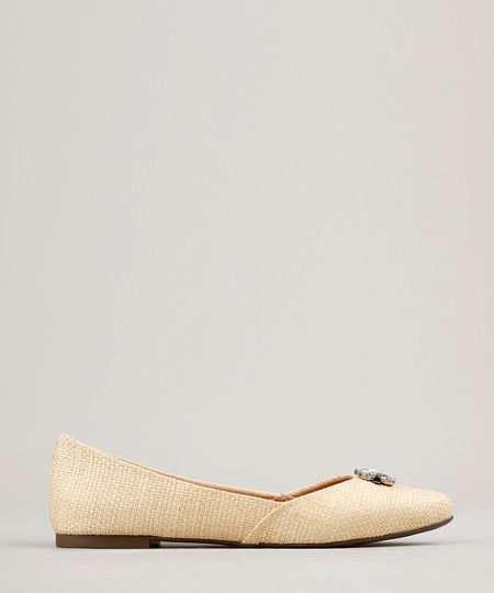 Sapatilha-Feminina-Bico-Fino-Via-Uno-Texturizada-com-Pedraria-Bege-Claro-9246422-Bege_Claro_1 Sapatilha-Feminina-Bico-Fino-Via-Uno-Texturizada-com-Pedraria-Bege-Claro-9246422-Bege_Claro_1