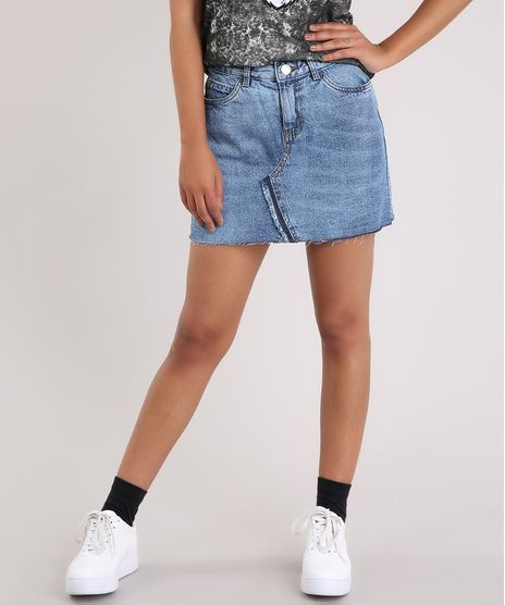 Saia-Jeans-Feminina-e-Bolsos-Azul-Medio-9209346-Azul_Medio_1