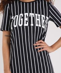 Vestido-Feminino-Listrado-Curto-Manga-Curta-Decote-Redondo-Preto-9129249-Preto_4