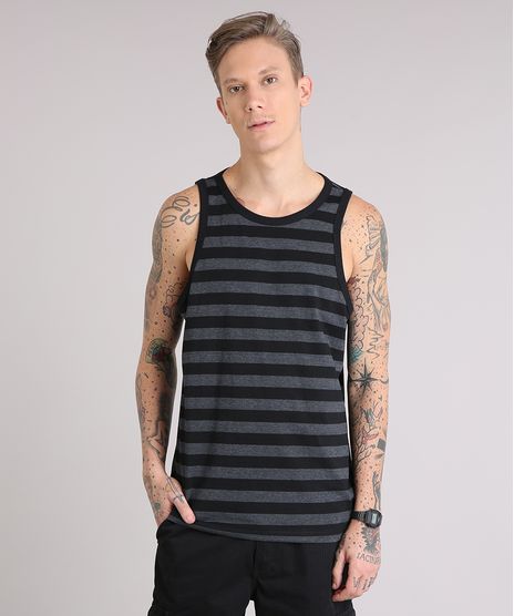Regata-Masculina-Listrada-Basica-Gola-Careca-Preta-8703292-Preto_1