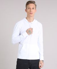 Camiseta-Masculina-Basica-Flame-com-Capuz-Manga-Longa-em-Algodao---Sustentavel-Branca-8286722-Branco_1