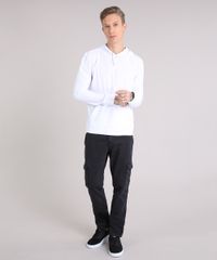 Camiseta-Masculina-Basica-Flame-com-Capuz-Manga-Longa-em-Algodao---Sustentavel-Branca-8286722-Branco_3