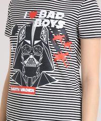 Blusa-Feminina-Listrada-Darth-Vader-Manga-Curta-Decote-Redondo-em-Algodao---Sustentavel-Preta-9132129-Preto_4