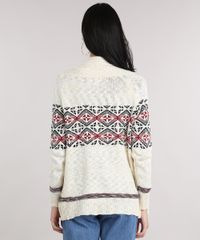 Capa-Feminina-em-Trico-com-Estampa-Etnica-Bege-Claro-8890016-Bege_Claro_2