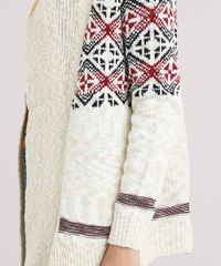 Capa-Feminina-em-Trico-com-Estampa-Etnica-Bege-Claro-8890016-Bege_Claro_4