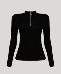 Blusa-Feminina-Canelada-com-Ziper-Gola-Alta-e-Manga-Longa-Preto-9160740-Preto_5