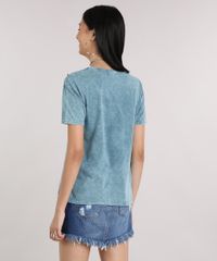 Blusa-Feminina-Marmorizada-com-Perolas-Manga-Curta-Decote-Redondo-Verde-9148877-Verde_2
