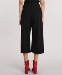 Calca-Feminina-Pantacourt-com-Cinto-Preta-9219180-Preto_2