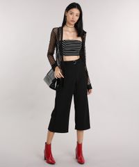 Calca-Feminina-Pantacourt-com-Cinto-Preta-9219180-Preto_3