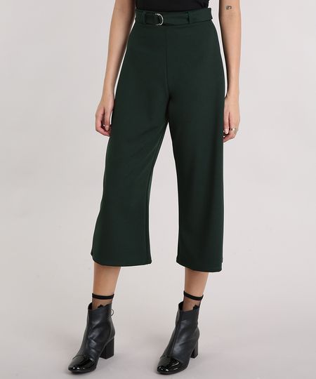 Calca-Feminina-Pantacourt-com-Cinto-Verde-Escuro-9219180-Verde_Escuro_1 Calca-Feminina-Pantacourt-com-Cinto-Verde-Escuro-9219180-Verde_Escuro_1