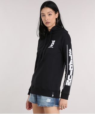 Blusao-Feminino-Justin-Bieber--Stadium-Tour--com-Capuz-em-Moletom-Preto-9167611-Preto_1