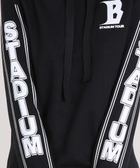 Blusao-Feminino-Justin-Bieber--Stadium-Tour--com-Capuz-em-Moletom-Preto-9167611-Preto_4