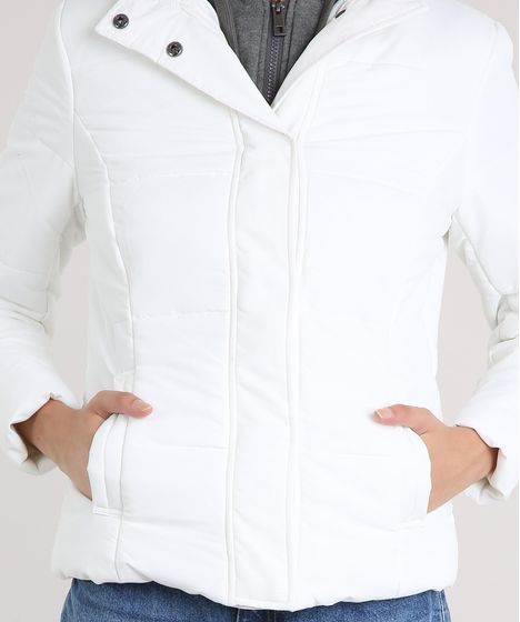 jaqueta feminina off white