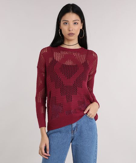 Sueter-Feminino-em-Trico-com-Ponto-Largo--Vinho-8968803-Vinho_1 Sueter-Feminino-em-Trico-com-Ponto-Largo--Vinho-8968803-Vinho_1