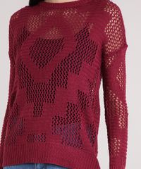 Sueter-Feminino-em-Trico-com-Ponto-Largo--Vinho-8968803-Vinho_4