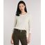 Sueter-Feminino-com-Lurex-em-Trico-Manga-Longa-Decote-Redondo-Bege-Claro-8897230-Bege_Claro_1