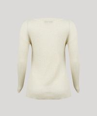 Sueter-Feminino-com-Lurex-em-Trico-Manga-Longa-Decote-Redondo-Bege-Claro-8897230-Bege_Claro_6