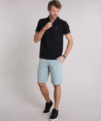 Bermuda-Sarja-Masculina-Reta-com-Cinto-Cadarco-Listrado-e-Bolsos-Verde-9100776-Verde_3