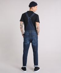 Macacao-Jeans-Masculino-com-Botoes-Laterais-Azul-Escuro-9190638-Azul_Escuro_2 Macacao-Jeans-Masculino-com-Botoes-Laterais-Azul-Escuro-9190638-Azul_Escuro_2