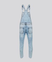 Macacao-Jeans-Masculino-Marmorizado-com-Botoes-Laterais-Azul-Claro-9190637-Azul_Claro_6 Macacao-Jeans-Masculino-Marmorizado-com-Botoes-Laterais-Azul-Claro-9190637-Azul_Claro_6