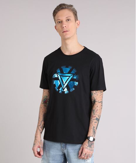 Camiseta-Masculina-Homem-de-Ferro-Manga-Curta-Gola-Careca-Preta-9081676-Preto_1